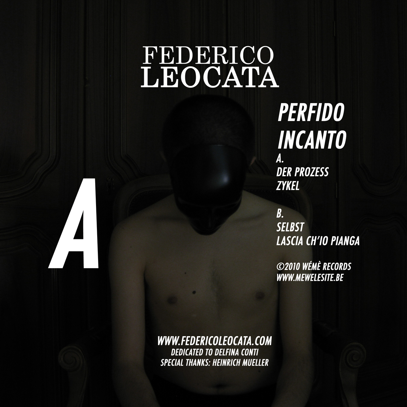 Federico Leocata "Perfido Incanto" EP (Out of Stock)