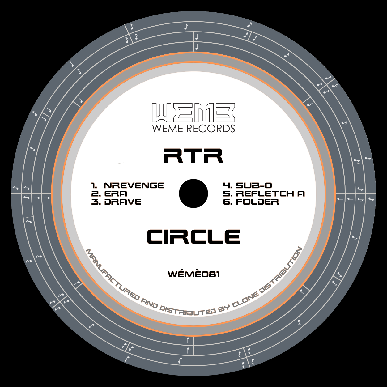 RTR "Circle" (Black Vinyl !)