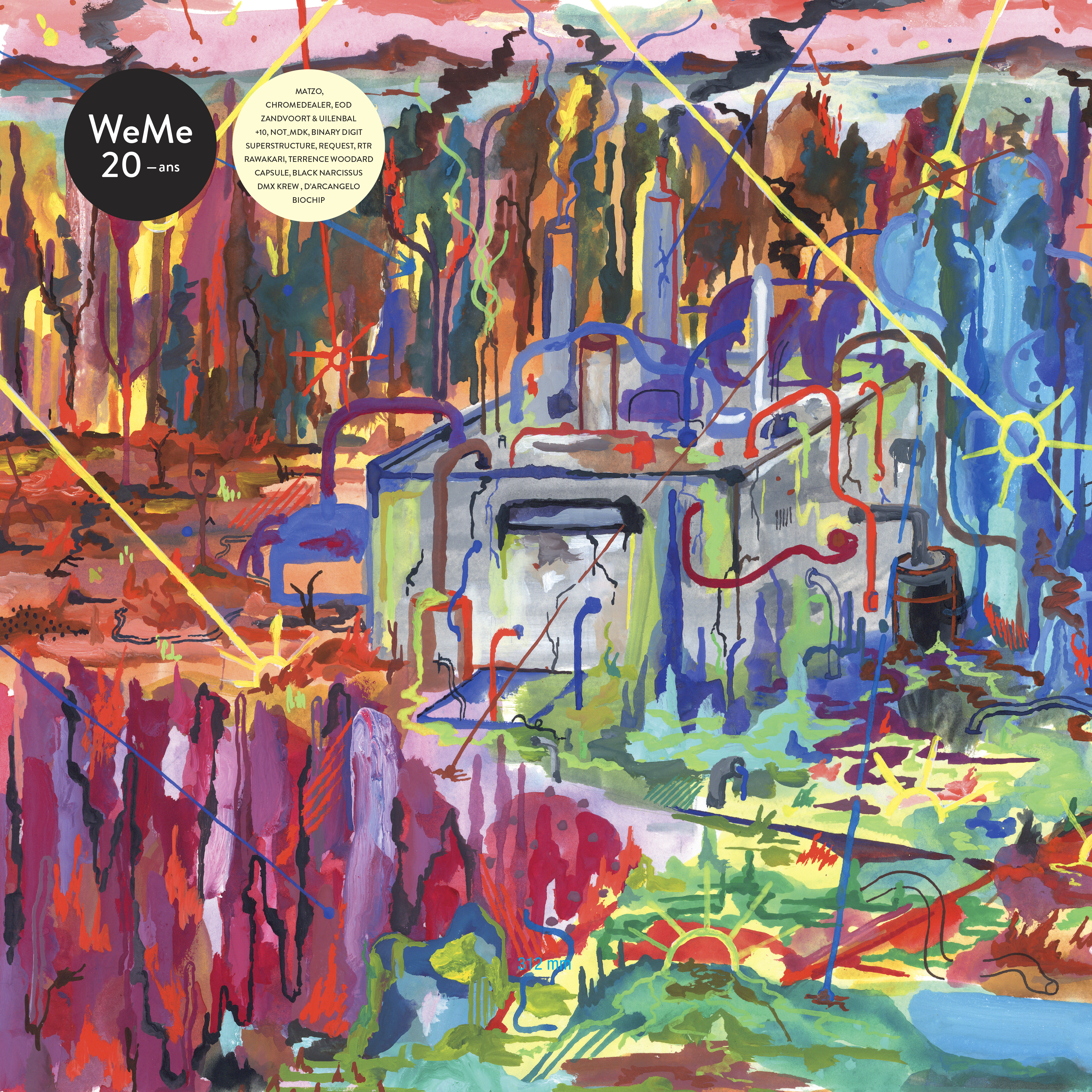 V/A "WeMe20ans" 3LP ( Black vinyl ! )