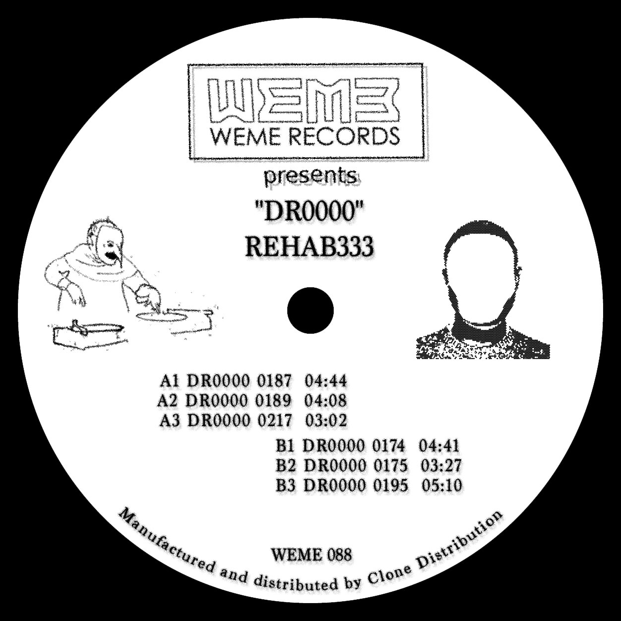 Rehab333 "DR0000" (Black Vinyl !)